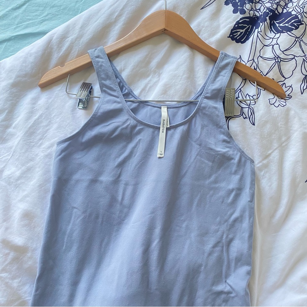 BABATON LIGHT BLUE Bowie Fitted Tank Top - Picture 2 of 7